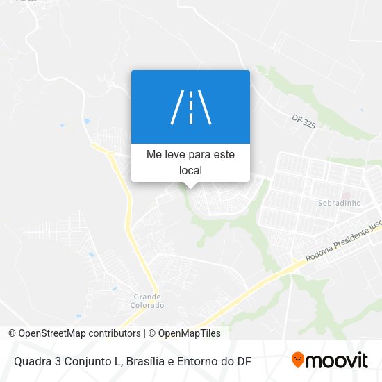 Quadra 3 Conjunto L mapa
