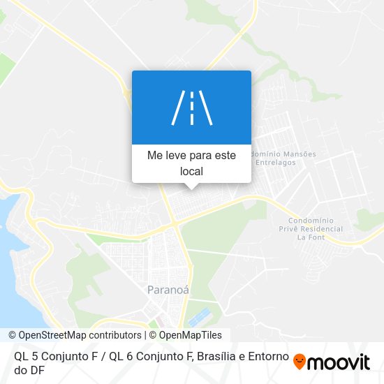 QL 5 Conjunto F / QL 6 Conjunto F mapa