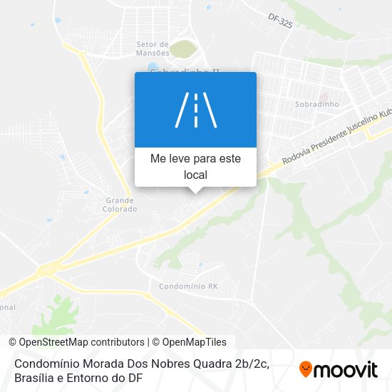 Condomínio Morada Dos Nobres Quadra 2b / 2c mapa