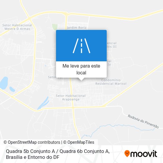 Quadra 5b Conjunto A / Quadra 6b Conjunto A mapa