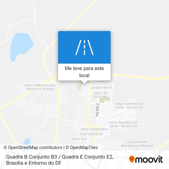 Quadra B Conjunto B3 / Quadra E Conjunto E2 mapa