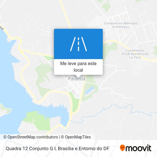 Quadra 12 Conjunto G I mapa