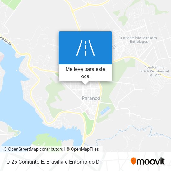 Q 25 Conjunto E mapa