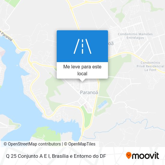 Q 25 Conjunto A E I mapa