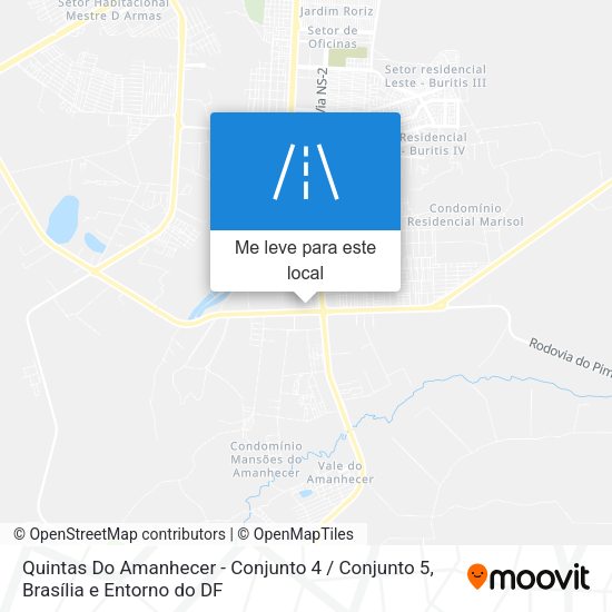 Quintas Do Amanhecer - Conjunto 4 / Conjunto 5 mapa