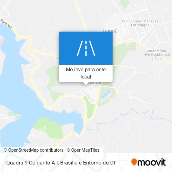 Quadra 9 Conjunto A I mapa