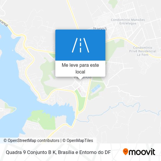 Quadra 9 Conjunto B K mapa