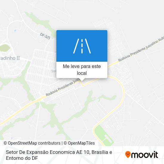 Setor De Expansão Economica AE 10 mapa