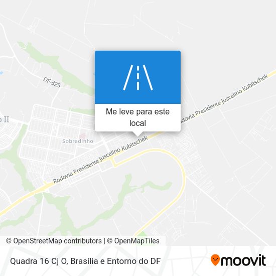 Quadra 16 Cj O mapa