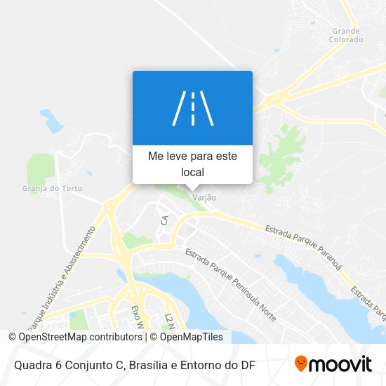 Quadra 6 Conjunto C mapa