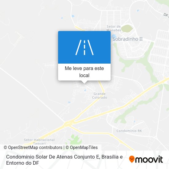 Condomínio Solar De Atenas Conjunto E mapa
