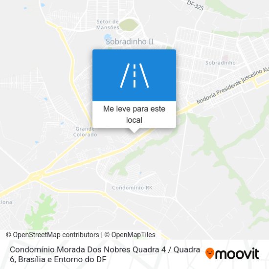 Condomínio Morada Dos Nobres Quadra 4 / Quadra 6 mapa