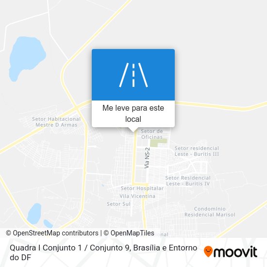 Quadra I Conjunto 1 / Conjunto 9 mapa