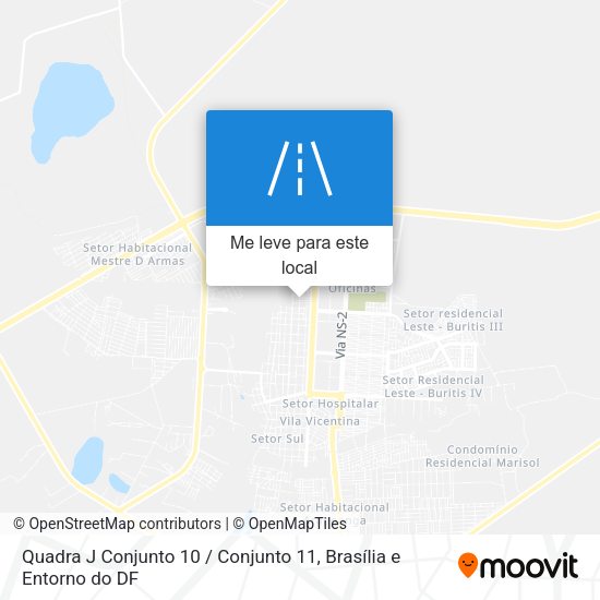 Quadra J Conjunto 10 / Conjunto 11 mapa