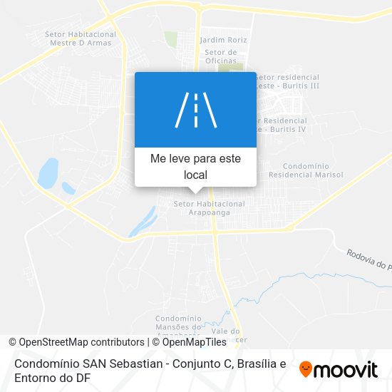 Condomínio SAN Sebastian - Conjunto C mapa