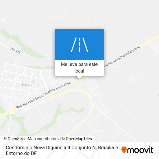 Condominio Nova Diguineia II Conjunto N mapa