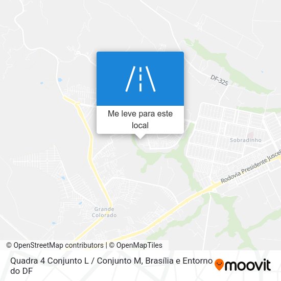 Quadra 4 Conjunto L / Conjunto M mapa