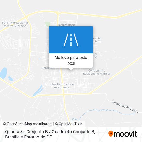 Quadra 3b Conjunto B / Quadra 4b Conjunto B mapa
