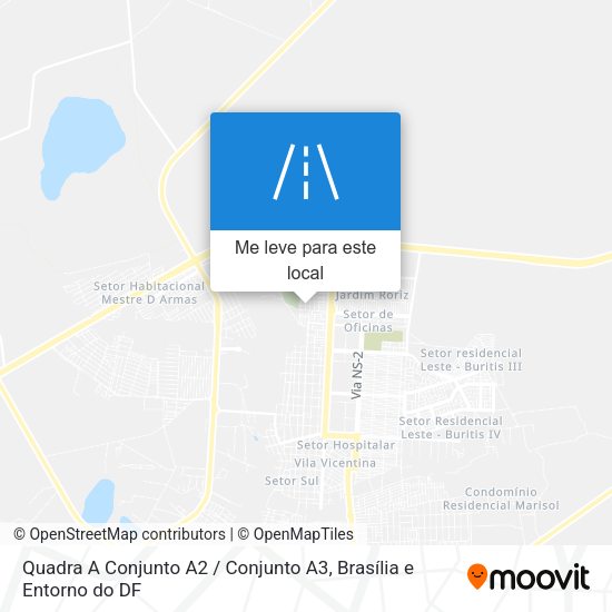 Quadra A Conjunto A2 / Conjunto A3 mapa