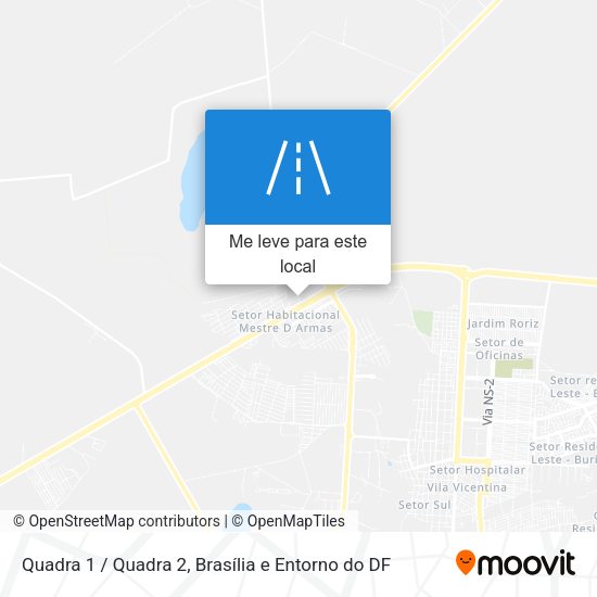 Quadra 1 / Quadra 2 mapa