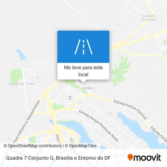 Quadra 7 Conjunto G mapa