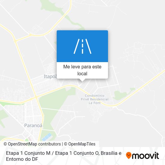 Etapa 1 Conjunto M / Etapa 1 Conjunto O mapa