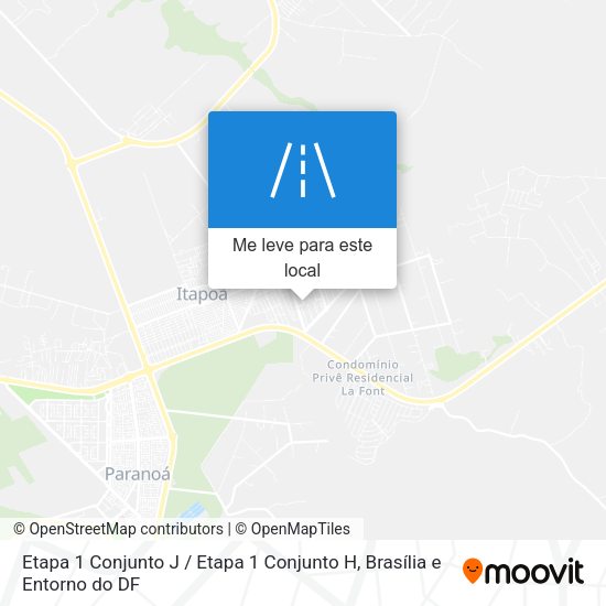 Etapa 1 Conjunto J / Etapa 1 Conjunto H mapa