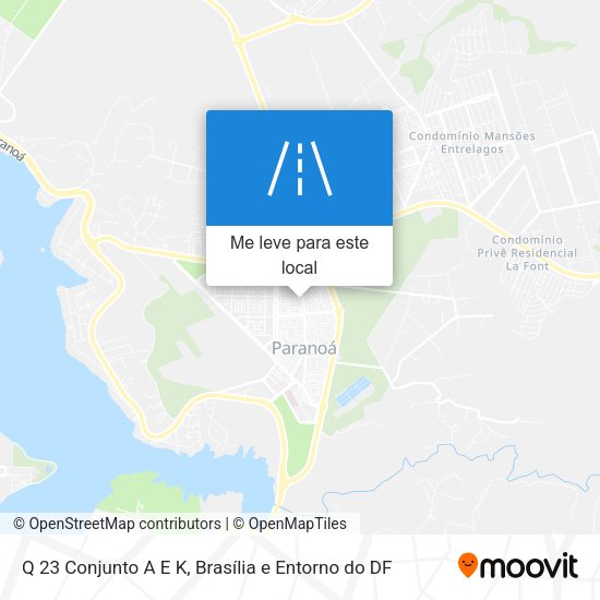 Q 23 Conjunto A E K mapa