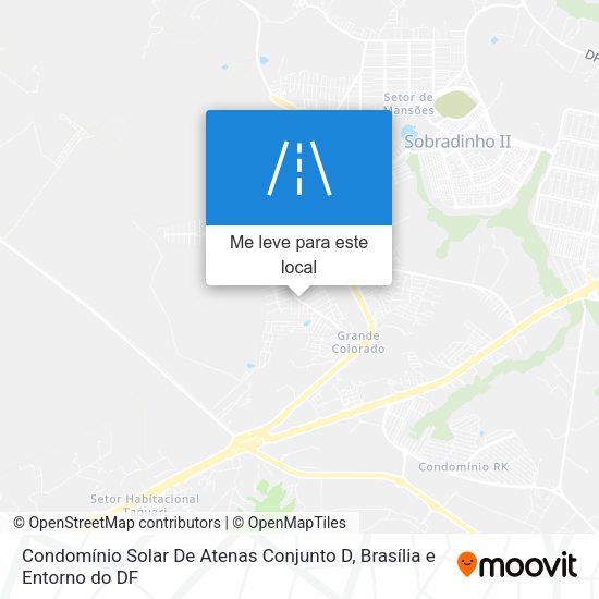 Condomínio Solar De Atenas Conjunto D mapa