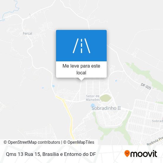 Qms 13 Rua 15 mapa
