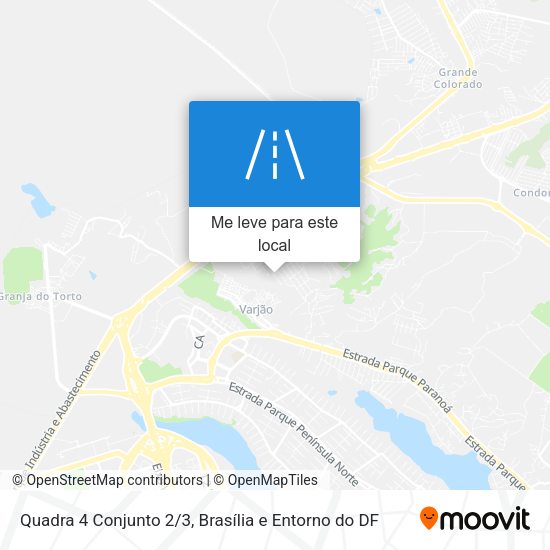 Quadra 4 Conjunto 2/3 mapa