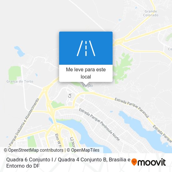Quadra 6 Conjunto I / Quadra 4 Conjunto B mapa
