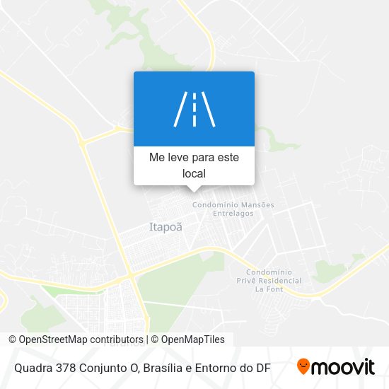 Quadra 378 Conjunto O mapa