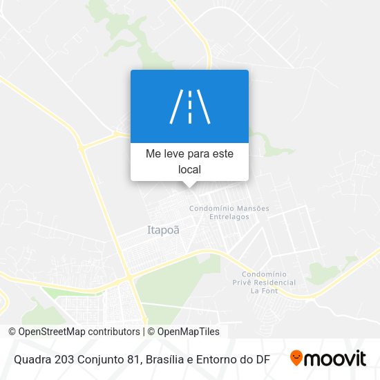 Quadra 203 Conjunto 81 mapa