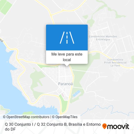 Q 30 Conjunto I / Q 32 Conjunto B mapa