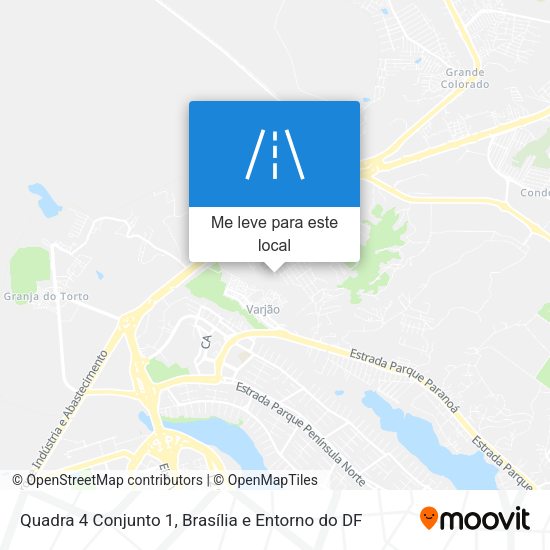 Quadra 4 Conjunto 1 mapa