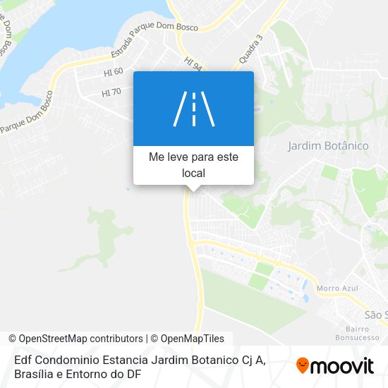 Edf Condominio Estancia Jardim Botanico Cj A mapa