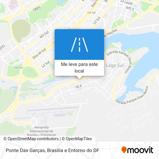 Ponte Das Garças mapa