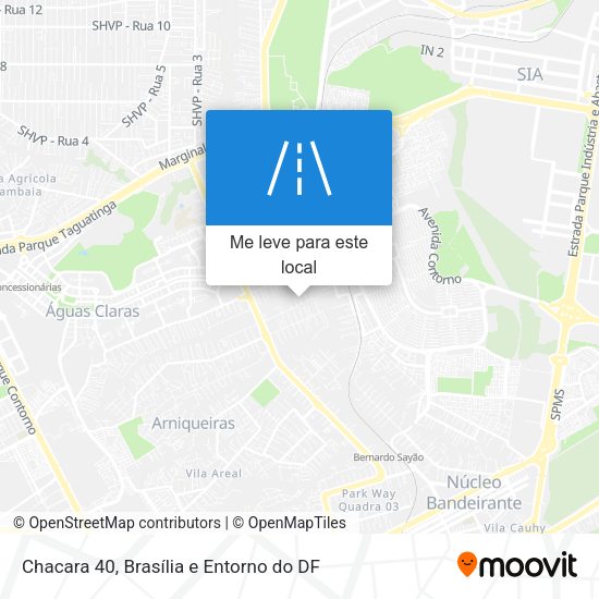 Chacara 40 mapa