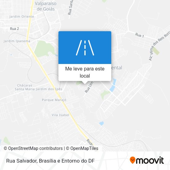 Rua Salvador mapa