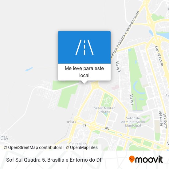 Sof Sul Quadra 5 mapa