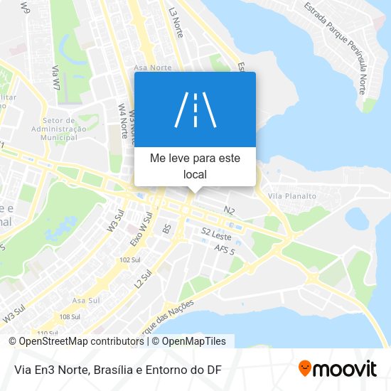Via En3 Norte mapa
