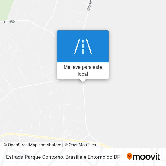 Estrada Parque Contorno mapa