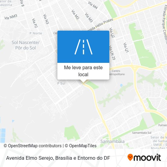 Avenida Elmo Serejo mapa