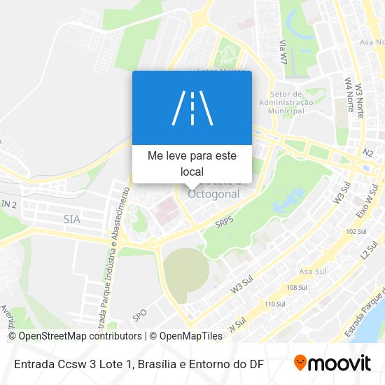 Entrada Ccsw 3 Lote 1 mapa
