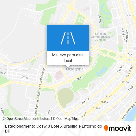 Estacionamento Ccsw 3 Lote5 mapa