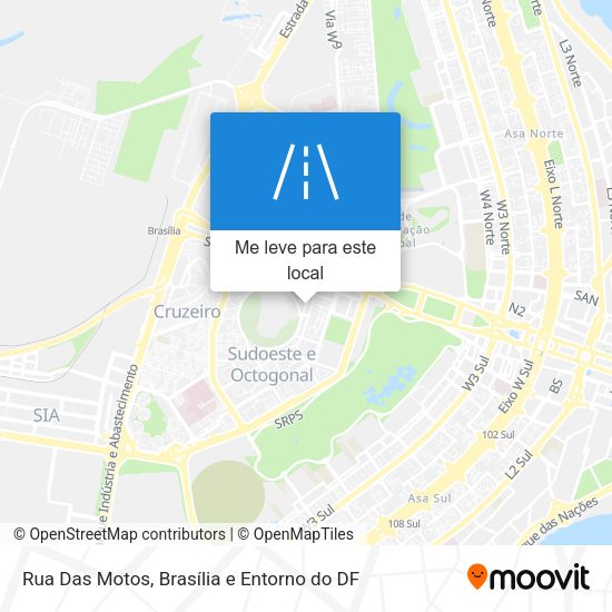 Rua Das Motos mapa