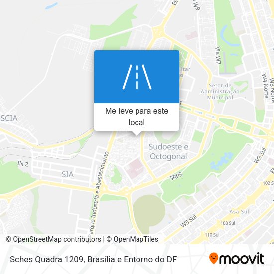 Sches Quadra 1209 mapa