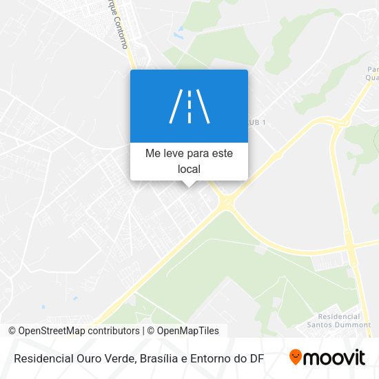 Residencial Ouro Verde mapa