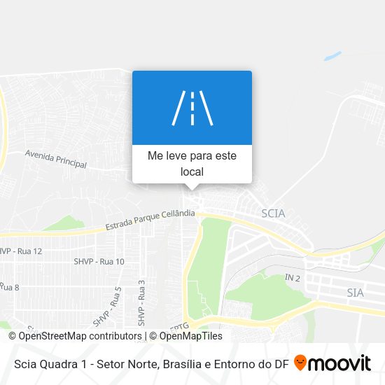 Scia Quadra 1 - Setor Norte mapa